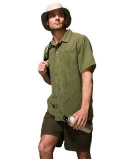 Columbiamen's Security Check Omni Cloth and Omni Shade Short Sleeve Camp Shirt   Sumac C7964 S Clothing