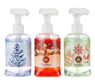 Soap Soundz Set of 3 Musical Holiday Hand Soap Dispensers —