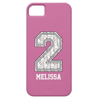 Personalised Baseball Number 2 iPhone 5 Cases
