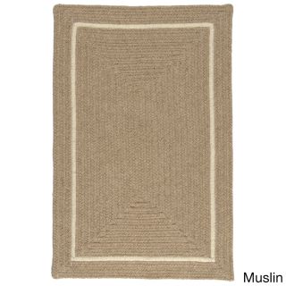 Natural Life Dye free Border Wool Area Rug (5 X 7)