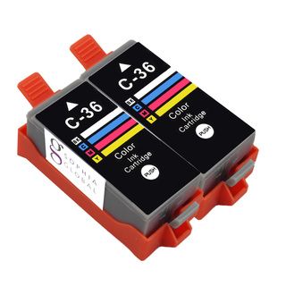 Sophia Global Compatible Color Ink Cartridge Replacement For Canon Cli 36 (pack Of 2)