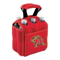 Picnic Time Six Pack Maryland Terrapins Red