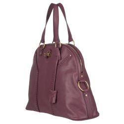 Yves Saint Laurent 'Muse' Leather Brown Tote Bag Yves Saint Laurent Designer Handbags