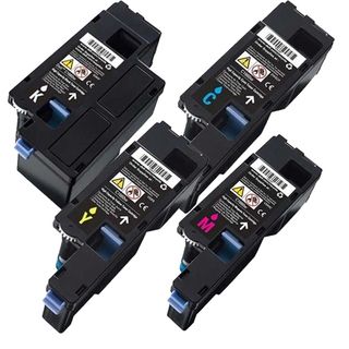 Dell C1660 Black, Cyan, Yellow, Magenta Compatible Toner Cartridges (pack Of 4)