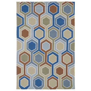 Indoor/ Outdoor Fiesta Multicolored Rug (9 X 12)