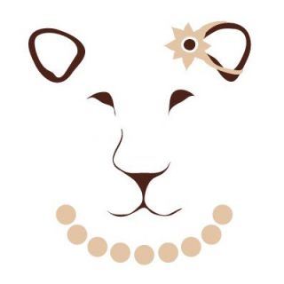 Avalisa Animal Face   Lioness Stretched Wall Art Lioness Face