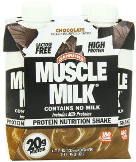 CytoSport Muscle Milk Ready to Drink Shake, Chocolate, 11 Ounce Boxes in 4 Count Packages (Pack of 6) Health & Personal Care