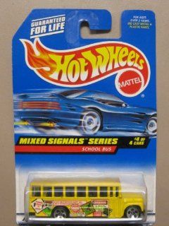 Hotwheels School Bus Mixed Signals Series #4 4 #736 Toys & Games