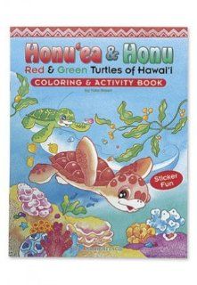 Honu'ea & Honu Coloring & Activity Book Home & Kitchen