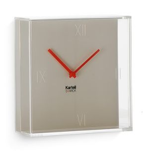 Kartell Tic and Tac Wall Clock 19 Color Metallic Chrome