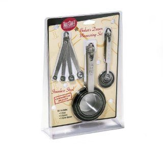 Tablecraft H726 Bakers Doxen Measuring Set Includes Measuring Spoons, Measuring Cups And Spice Spoons Kitchen & Dining