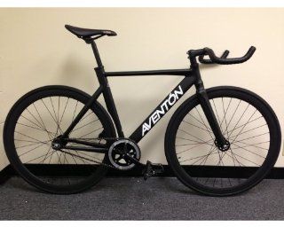 Aventon Mataro Complete Fixie Track Bike Black By Sgvbicycles  Fixed Gear Bicycles  Sports & Outdoors