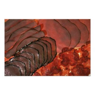 Yummy Assorted cold cuts Poster