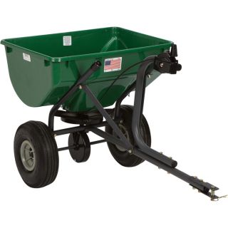 Tow-Behind Broadcast Spreader — 75-Lb. Capacity, Model# TBS4300PGYU  Lawn Spreaders