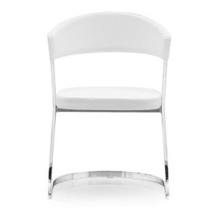 Calligaris Bay Cantilever Chair CS/1264 LH_P77 Upholstery Optic White