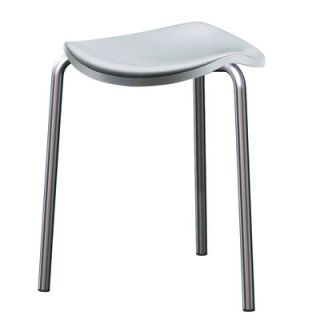Rexite Well Stackable Bar Stool 2260 Seat Seat Finish Grey, Frame Seat Finis