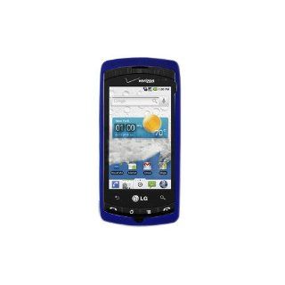 Hypercel Rubberized SnapOn Hard Cover for LG Ally VS740 (Blue) Cell Phones & Accessories