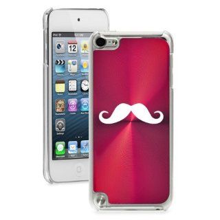 Apple iPod Touch 5th Generation Rose Red 5B729 hard back case cover Mustache Cell Phones & Accessories