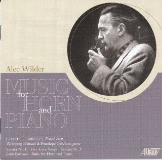 Alec Wilder Music for French Horn and Piano Music