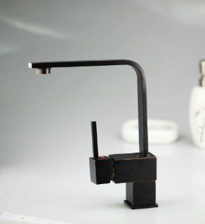 Single Handle Swivel Spout Black Faucet Kitchen Sink Mixer Tap .Oil Rubbed Bronze Ys 4718   Touch On Kitchen Sink Faucets  