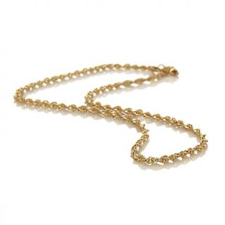 Michael Anthony Jewelry® 10K Gold Pashmina Rope Chain Necklace   16"