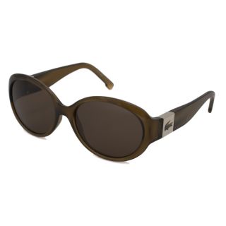 Lacoste Womens L509s Oval Brown Sunglasses