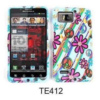 Cell Phone Snap on Case Cover For Motorola Droid Bionic Xt875    Smooth Finish With Colorful Floral Or Checkered Print Cell Phones & Accessories