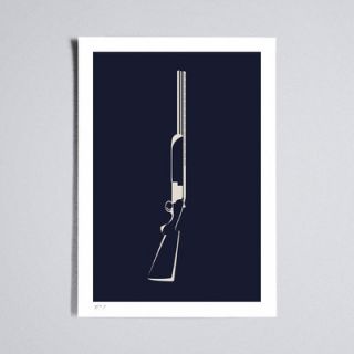 Roo Kee Roo Workbench Shotgun Graphic Art ROOK1018 Size 7 H x 5 W x 0.1 D