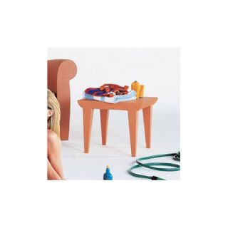 Kartell Bubble Club Table 6080 Finish Siena Red