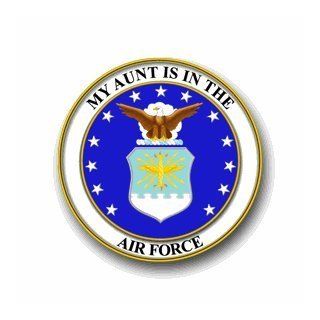 US Air Force Pride My Aunt is in the Air Force Decal Sticker 3.8" Automotive