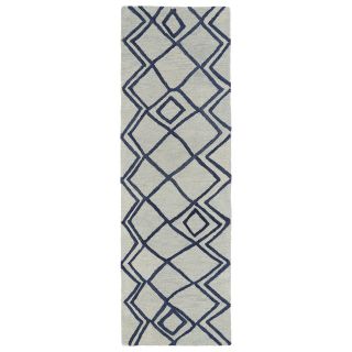 Hand tufted Utopia Lucca Ivory Wool Rug (26 X 8)