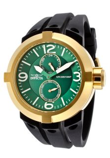 Invicta 14180  Watches,Mens I Force Green Dial Black Silicone, Casual Invicta Quartz Watches