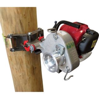 Portable Gas-Powered Capstan Winch — 35cc Honda Engine, 1,550-Lb. Line Pull, Model# PCW3000  Gas Powered Winches
