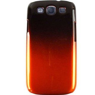 Cell Armor SAMI747 PC A005 FG Hybrid Fit On Case for Samsung Galaxy S III I747   Retail Packaging   Two Tones/Black/Orange Cell Phones & Accessories