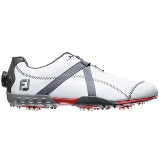 Footjoy Mens Project Boa White/ Charcoal/ Red Golf Shoes