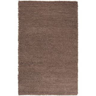 Surya Carpet, Inc. Hand woven New Zealand Felted Wool Plush Shag Area Rug (8 X 10) Brown Size 8 x 10