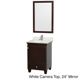 Wyndham Collection Acclaim White 24 inch Single Vanity