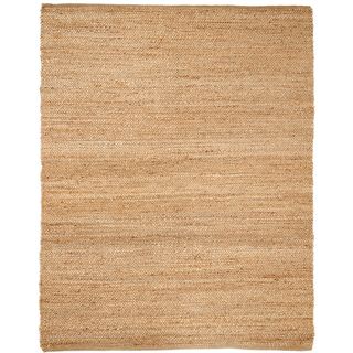 Hand woven Orta Natural Jute Area Rug (5 X 8)