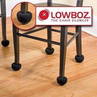 Lowboz  The Chair Silencer   1 Chair Pack / BLACK   Chair Pads