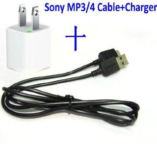 Westlinke one USB Cable Cord Charger WMC NW20MU + one charger for Sony Walkman  MP4 Player NWZ A815 A816 A818 A820 A826 A828 E463 S764 NWZ NWZ S754 E052 A844 A845 X1050 X1051 etc. Cell Phones & Accessories