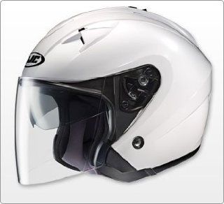 HJC IS 33 Open Face Motorcycle Helmet White Medium M Automotive