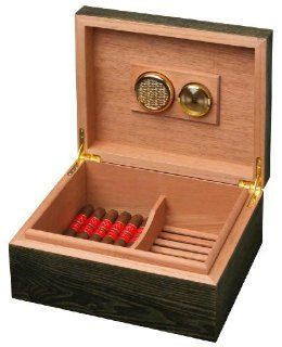 Visol Products VHUD521 "Rustic" Weathered Design Cigar Humidor, Holds 50 Cigars   Decorative Boxes