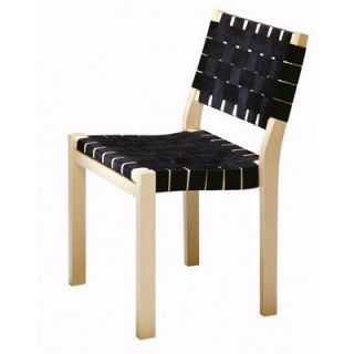 Artek Side Chair 611 9100 W Seat Finish Black