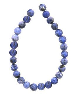 Tennessee Crafts 1011 Semi Precious Blue African Sodalite Beads, Round, 6mm