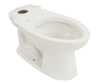 TOTO C744EG 01 Drake Sanagloss Elongated Bowl, Cotton White   Toilet Bowls  