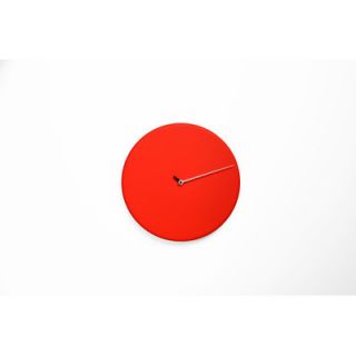 Progetti Less Wall Clock 1865/B/1865/R Color Fluorescent Red