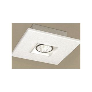 Zaneen Lighting Polifemo 7.75 Flush Mount with White Glass D9 2066