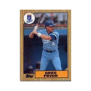 1987 Topps Tiffany #761 Greg Pryor at 's Sports Collectibles Store