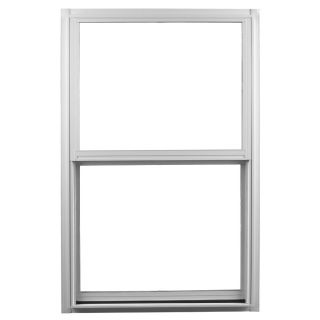 Ply Gem 1500 Series Aluminum Double Pane Single Hung Window (Fits Rough Opening 36 in x 48 in; Actual 35.25 in x 47.25 in)