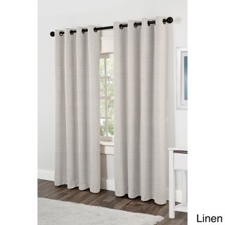 Amalgamated Textiles Inc. Matka Grommet Top 84 Inch Curtain Panel Pair Off White Size 54 x 84